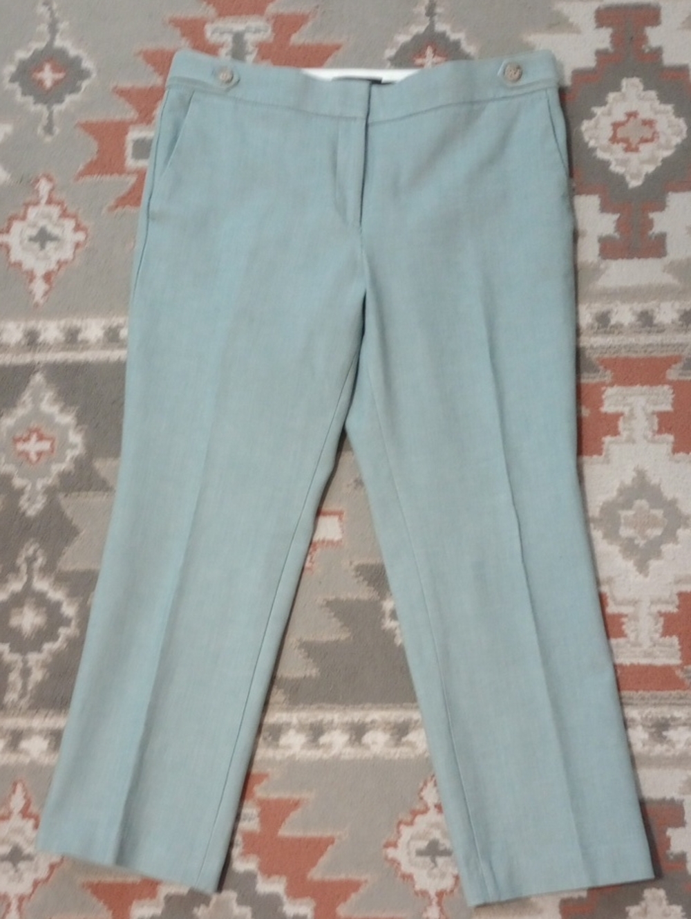 Ann Taylor Tailored Light Blue Women’s Cropped Dress Pants